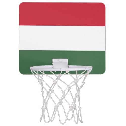 Hungary Flag Mini Basketball Hoop