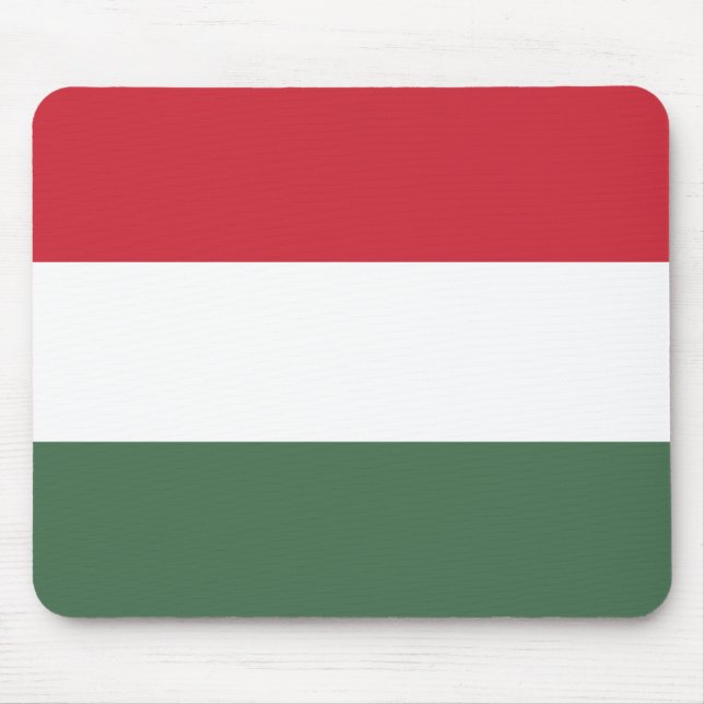 Hungary Flag Mouse Pad (Front)