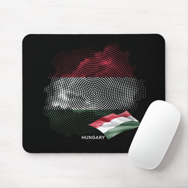 Hungary flag mouse pad (With Mouse)
