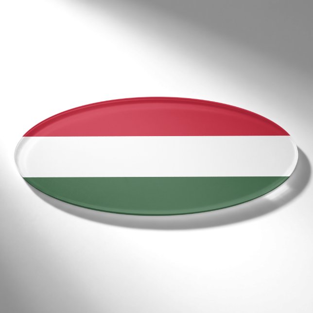 Hungary flag name tag (Front)