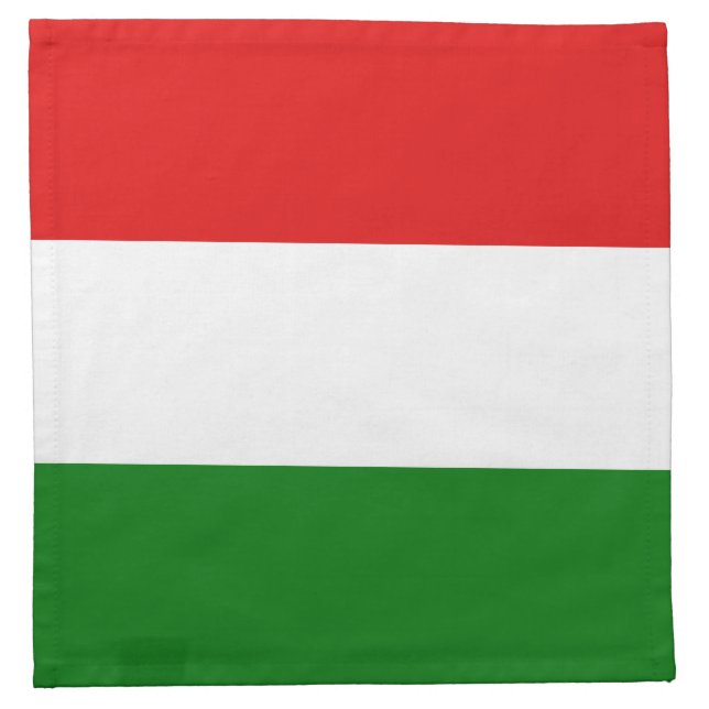 Hungary Flag Napkin (Front)