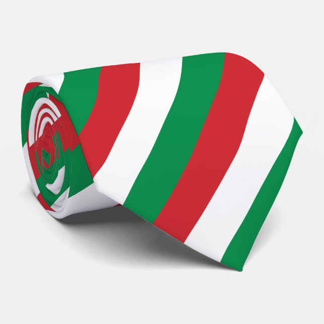 Hungary Flag Neck Tie (Rolled)