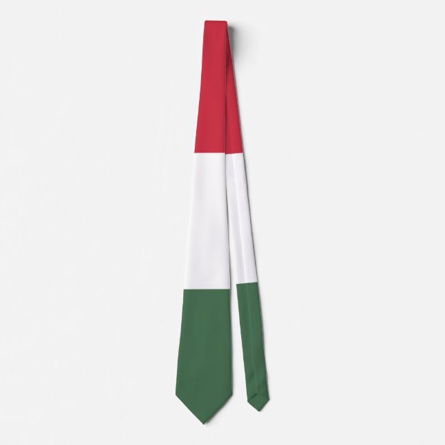 Hungary flag  neck tie (Front)