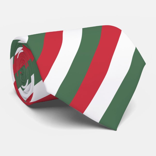 Hungary Flag Neck Tie (Rolled)