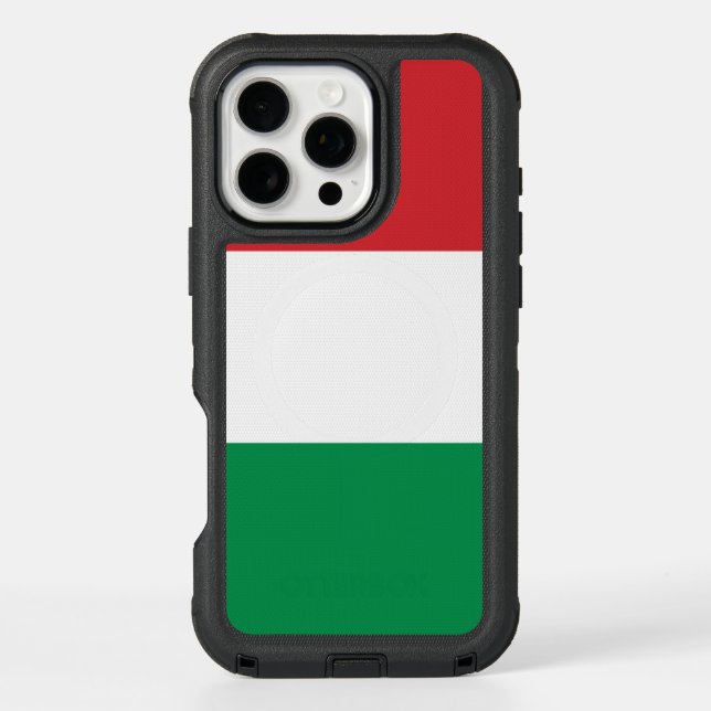 Hungary Flag Otterbox iPhone Case (Back)