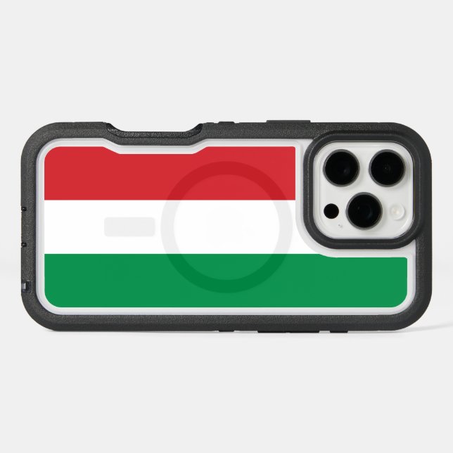 Hungary Flag Otterbox iPhone Case (Back Horizontal)