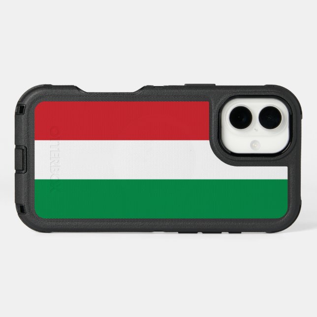 Hungary Flag Otterbox iPhone Case (Back Horizontal)
