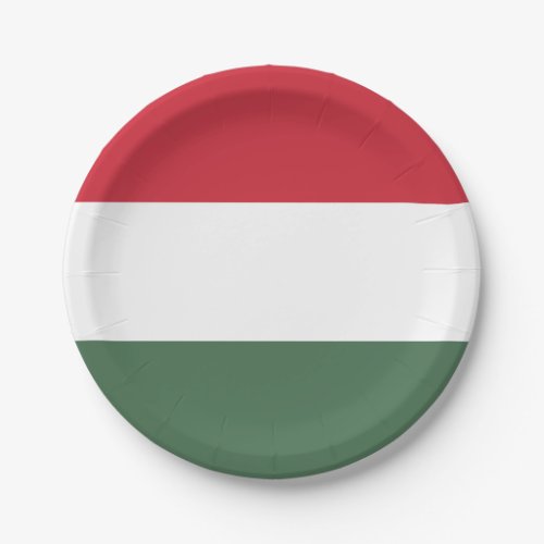 Hungary Flag Paper Plates