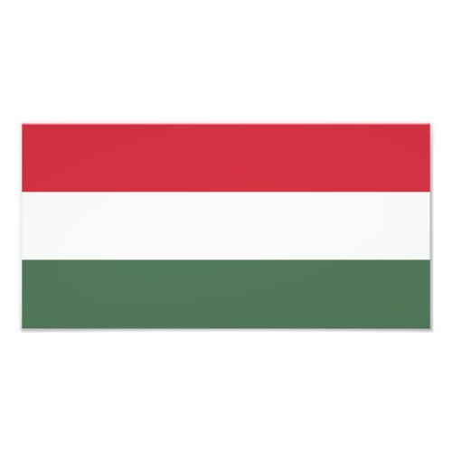 Hungary Flag Photo Print