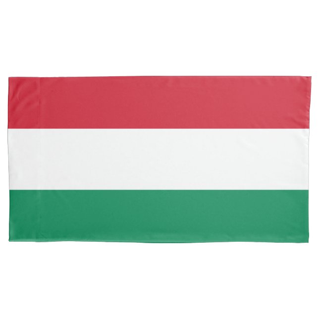 Hungary Flag Pillow Case (Front)