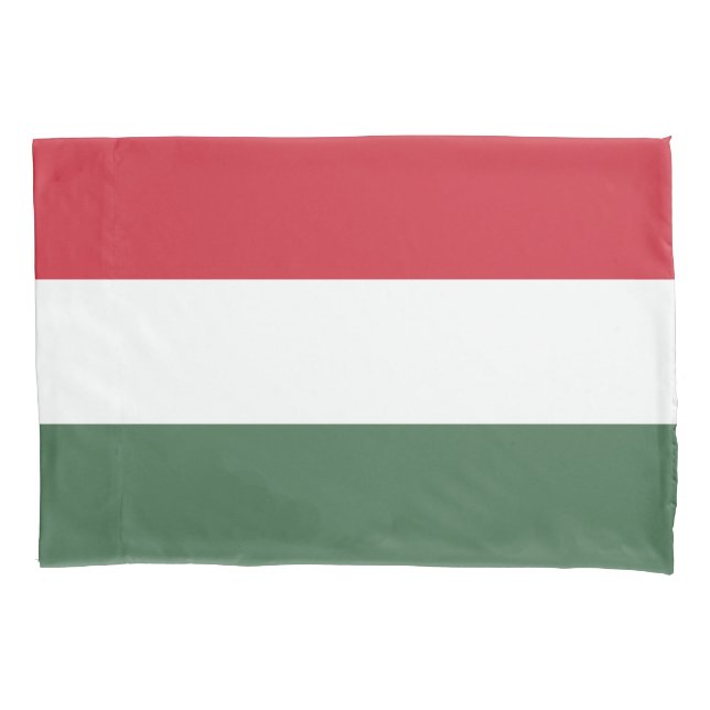 Hungary Flag Pillow Case (Front)