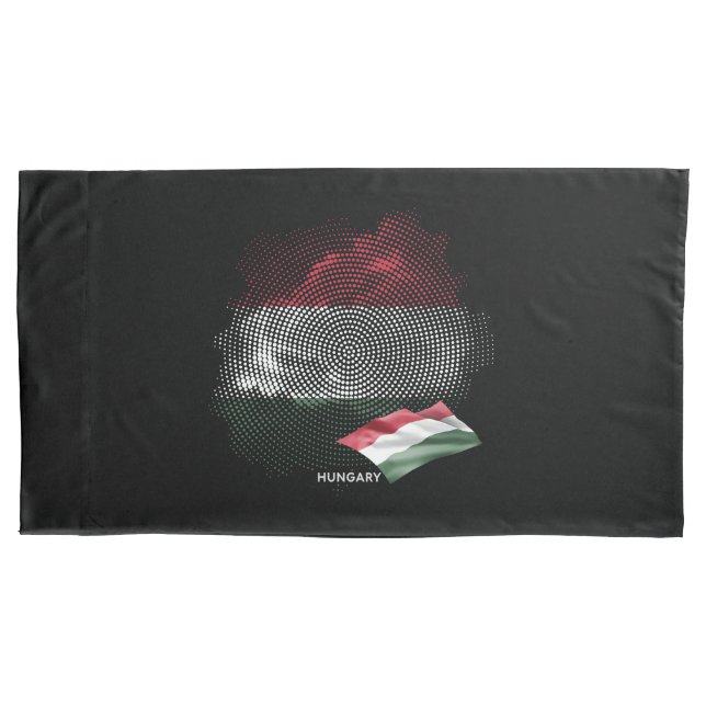Hungary flag pillow case (Front)
