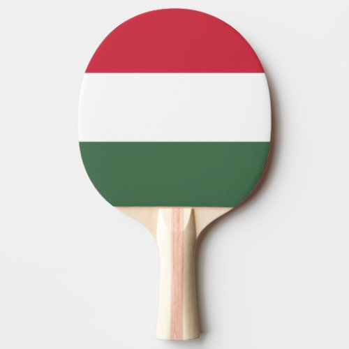 Hungary Flag Ping Pong Paddle