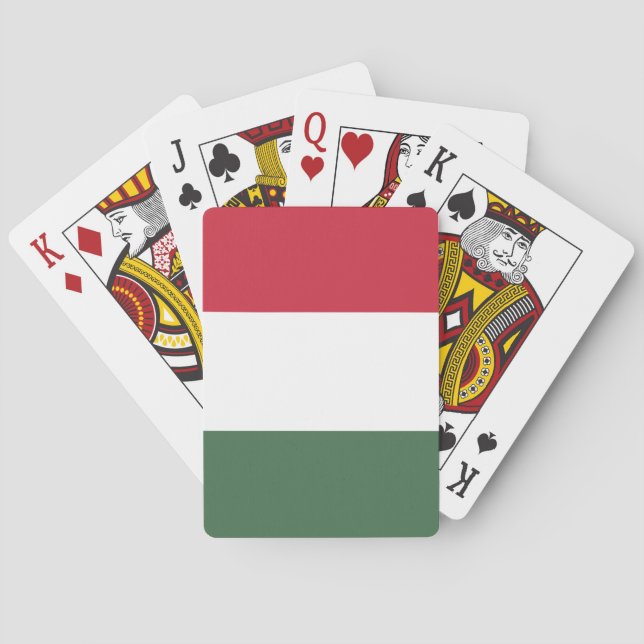 Hungary Flag Poker Cards (Back)
