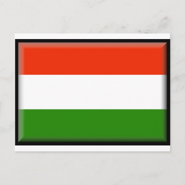Hungary Flag Postcard (Front)