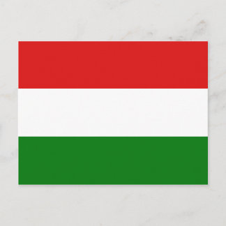 Hungary Flag Postcard