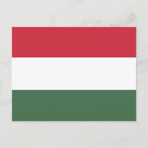 Hungary Flag Postcard