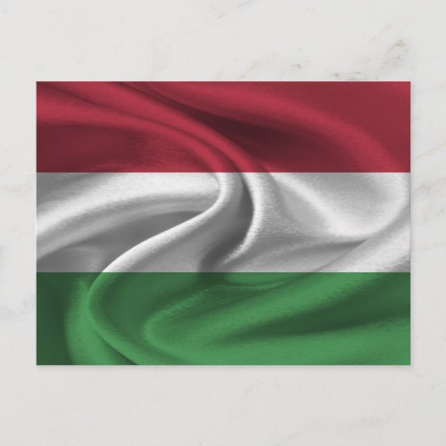 Hungary Flag Postcard (Front)
