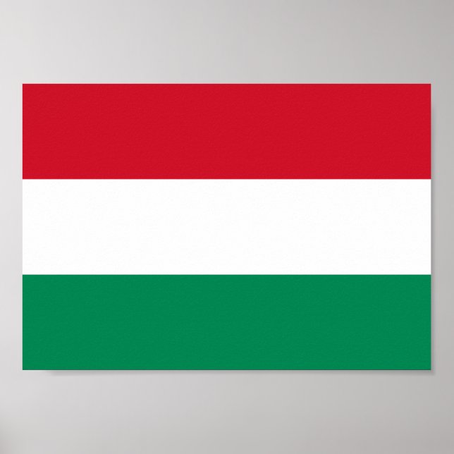 Hungary Flag Poster (Front)