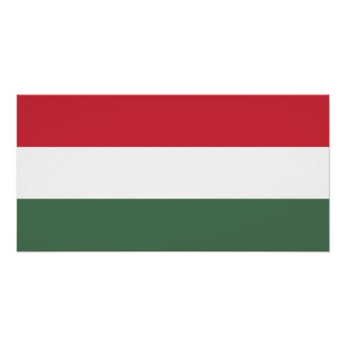 Hungary Flag Poster