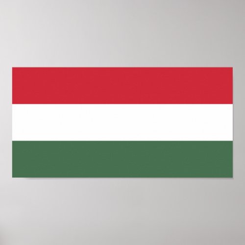 Hungary Flag Poster