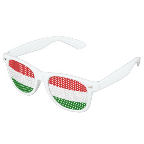 Hungary Flag Retro Sunglasses