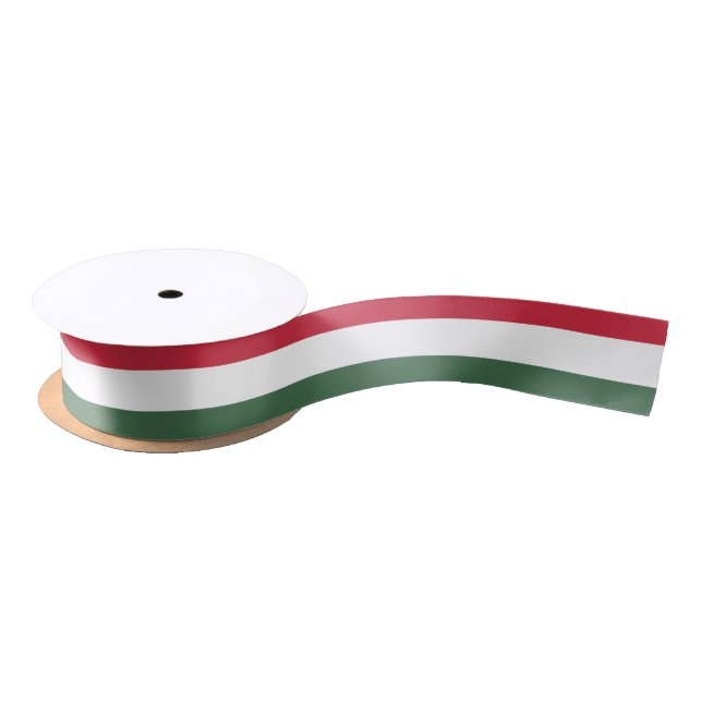 Hungary Flag Satin Ribbon (Spool)