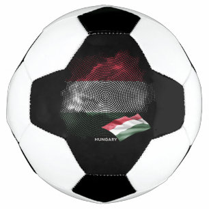 Hungary flag soccer ball