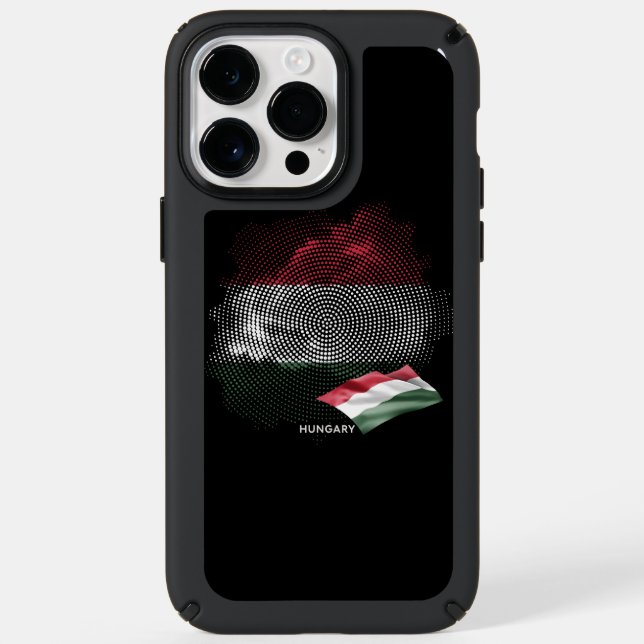 Hungary flag speck iPhone case (Front)