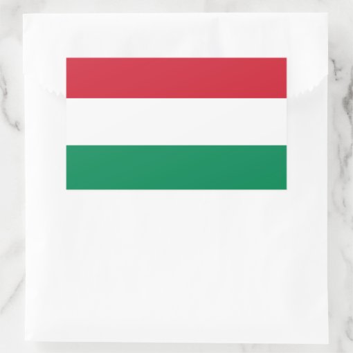 Hungary Flag Stickers* Rectangular Sticker | Zazzle