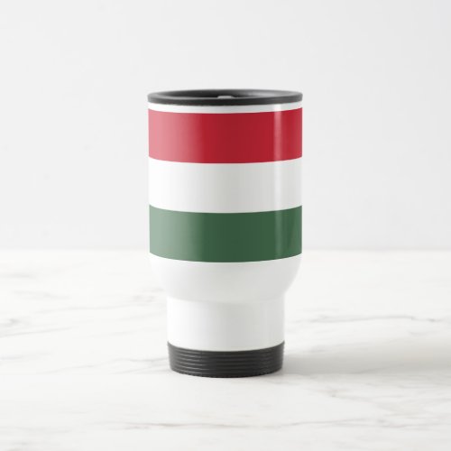 Hungary Flag Travel Mug