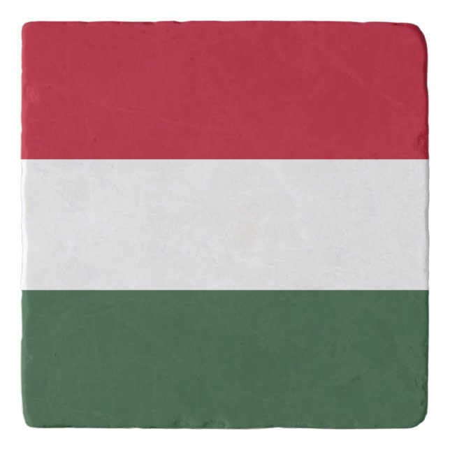 Hungary flag trivet (Front)