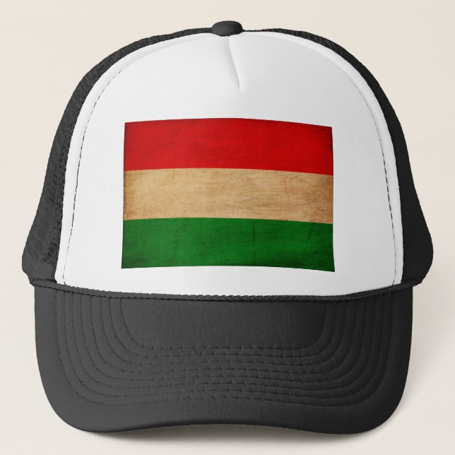 Hungary Flag Trucker Hat (Front)