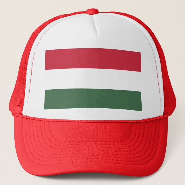 Hungary Flag Trucker Hat (Front)
