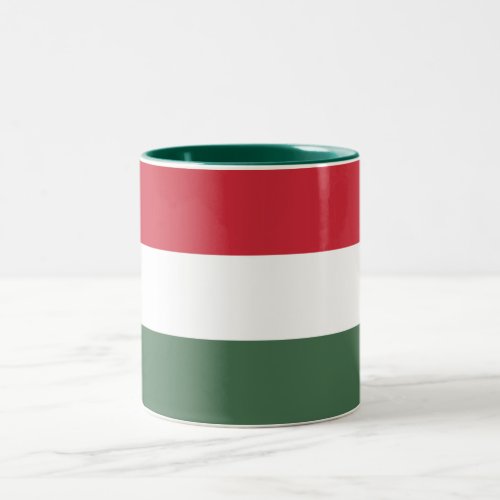 Hungary Flag Two_Tone Coffee Mug