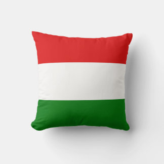 Hungary Flag x Flag Pillow