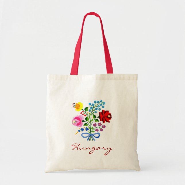 Hungary Flower Tote (Front)