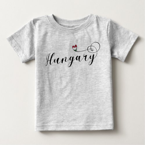 Hungary Heart T_Shirt Hungarian Baby T_Shirt