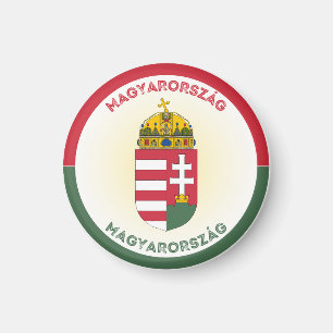 Hungary Heritage Emblem Magnet