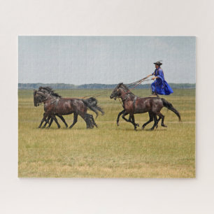Hungary horseman and horses jigsaw puzzle