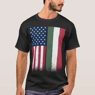 Hungary Hungarian American Flags Proud USA Hungar T-Shirt
