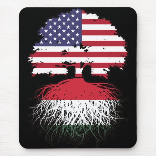 Hungary Hungarian American USA United States Mouse Pad