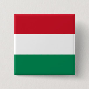 Hungary (Hungarian) Flag Button