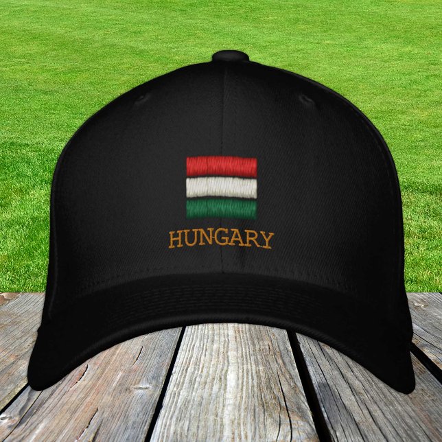 Hungary & Hungarian Flag fashion / Patriots Embroidered Baseball Cap (Creator Uploaded)
