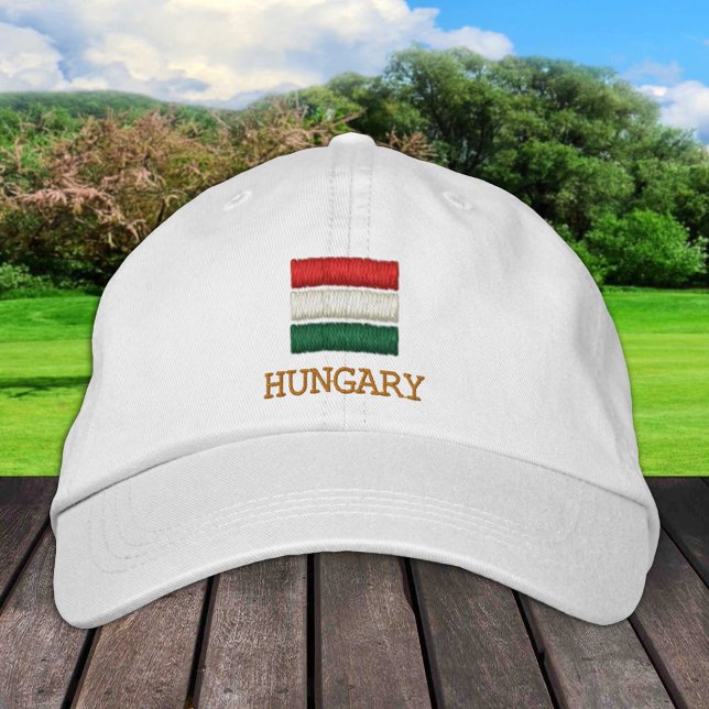 Hungary & Hungarian Flag fashion / Patriots Embroidered Baseball Cap (Creator Uploaded)