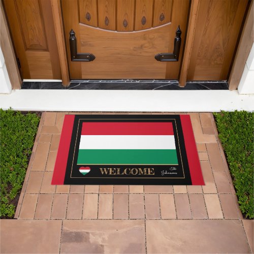 Hungary  Hungarian Flag house matssports Welcome Doormat