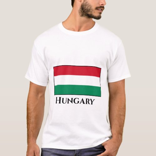 Hungary Hungarian Flag T_Shirt