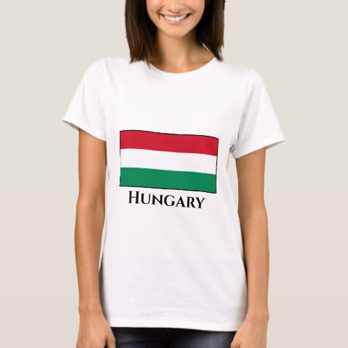 Hungary Hungarian Flag T_Shirt