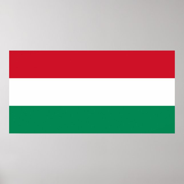 Hungary – Hungarian National Flag Poster (Front)