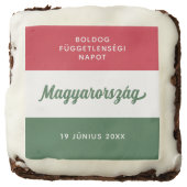 Hungary Independence Day National Flag Brownie (Front)